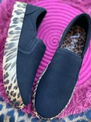 Leopard Wrap around sneaker