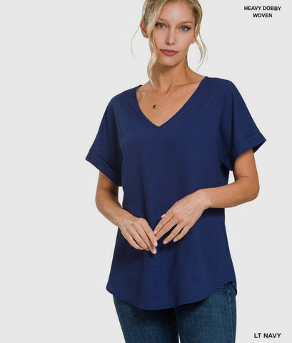 Really Dreamy Solid Top - Navy