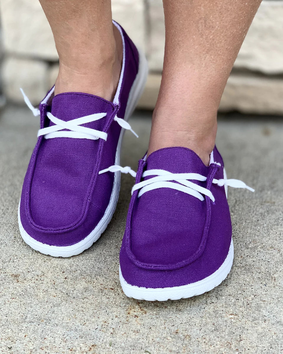 Purple Game Day Shoes