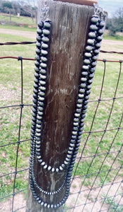 24” Triple Strand Navajo Necklace