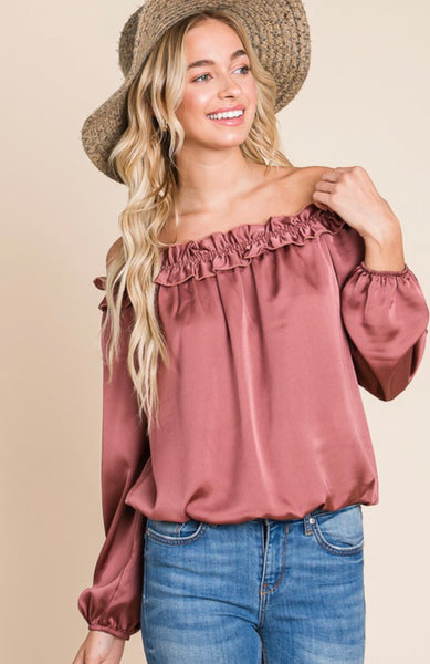 Addison Grace Top - Mulberry