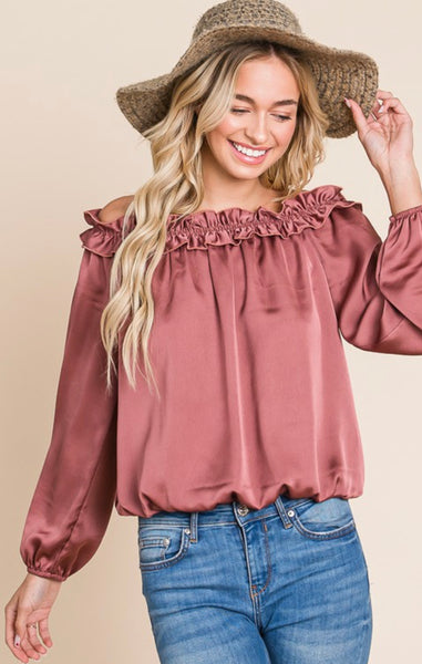 Addison Grace Top - Mulberry