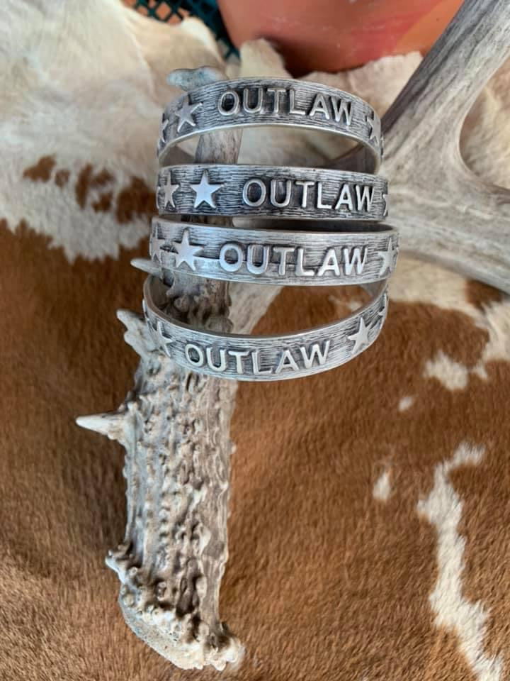 Vintage Rodeo Style Bangle - Outlaw