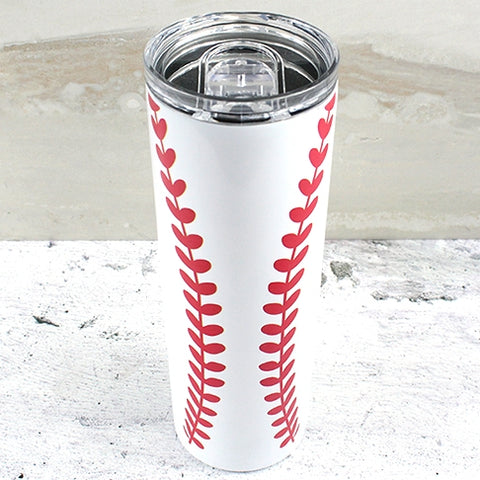 Baseball Skinny Tumbler