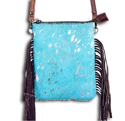 American Darling - Turquoise Acid Small Fringe Crossbody