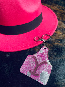 Hide Keychain - Pink Acid Brand